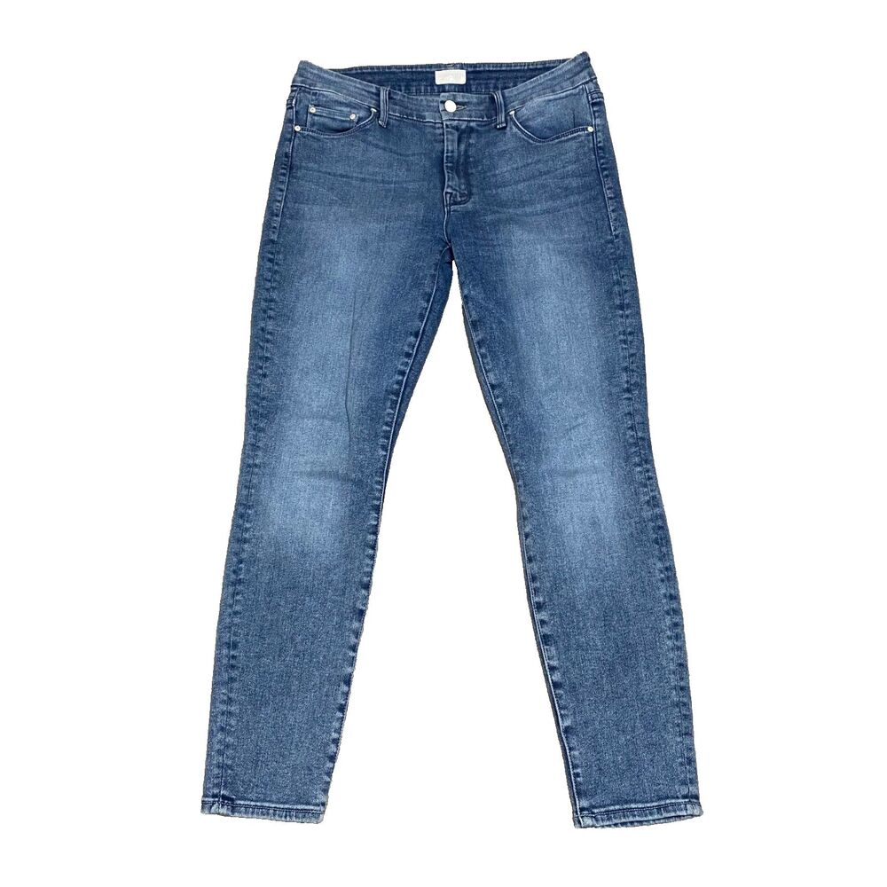 Mother The Looker Ankle Jeans Womens 30 (30x25.5) Blue Twice Shy Skinny Mid Rise